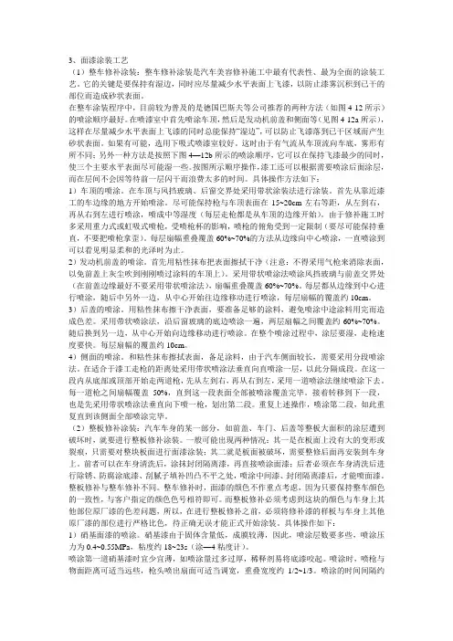 汽车涂装工艺：车身面漆涂装技术2