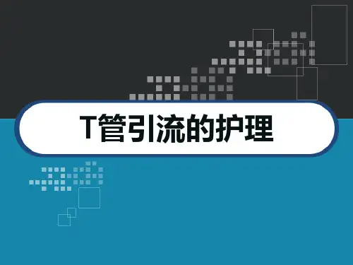 T管引流的护理 PPT