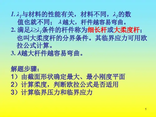 材料力学弯曲变形