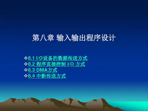 输入输出程序设计