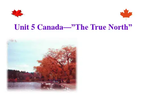 Unit 5 Canada—”The True North”