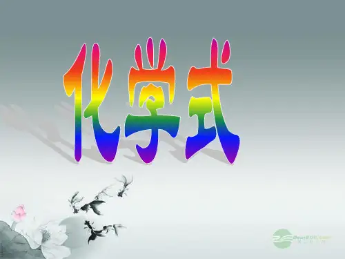 化学式与化合价PPT课件(36)
