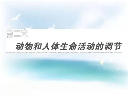 必修三 第二章 第1节 通过神经系统的调节2
