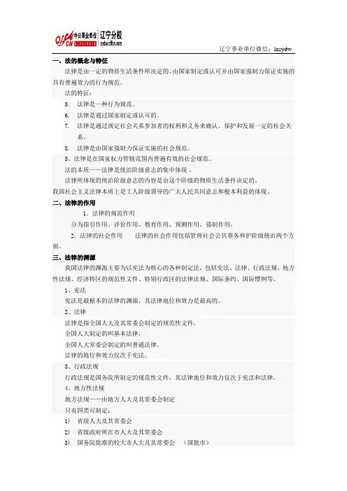 公共基础知识复习资料：宪法考点汇总彩色笔记有助记忆(5)
