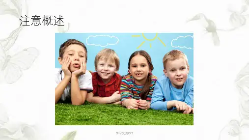 幼儿心理学注意的发展课件