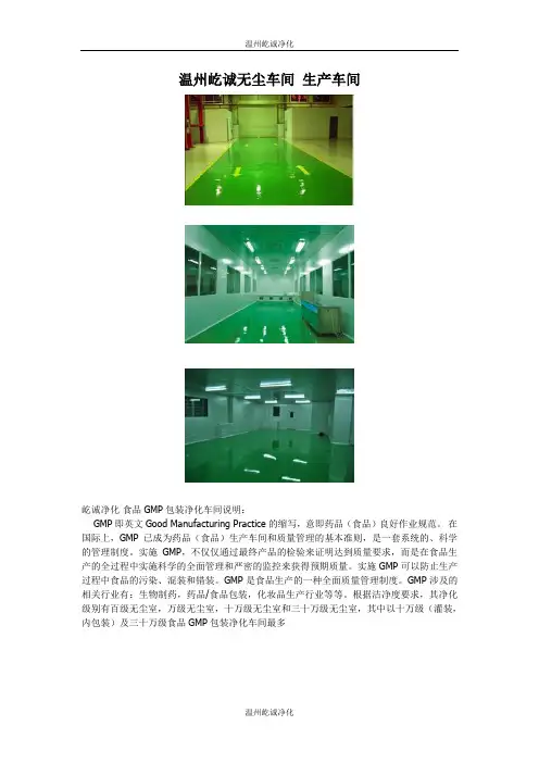 无尘车间 生产车间