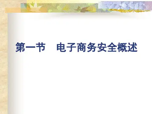 电子商务安全技术理论讲义.pptx
