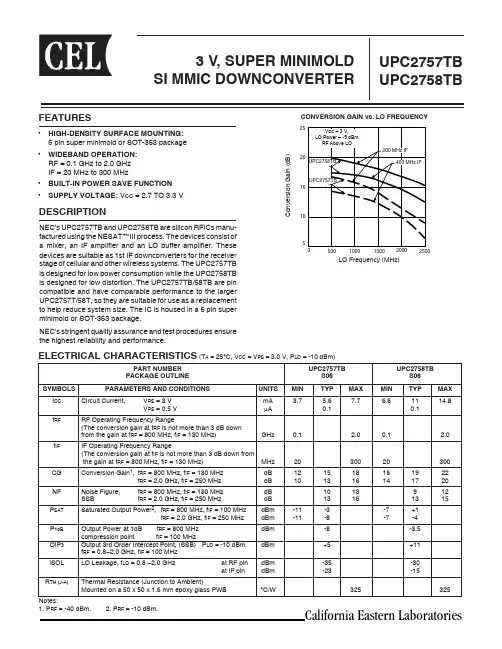 uPC2758TB-E3中文资料