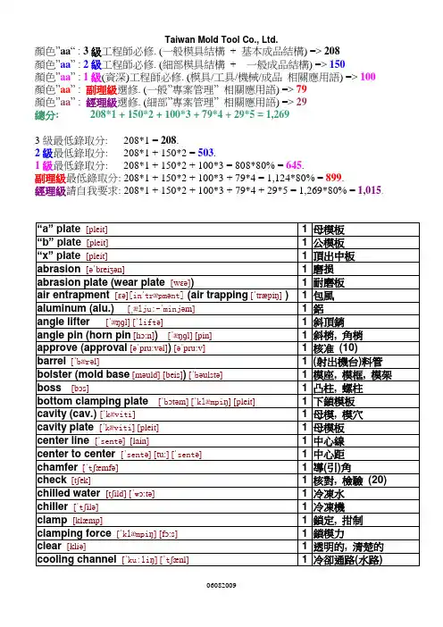 中英文技术名词对照表