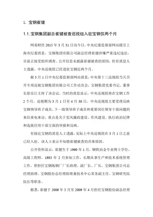 宝钢崔健