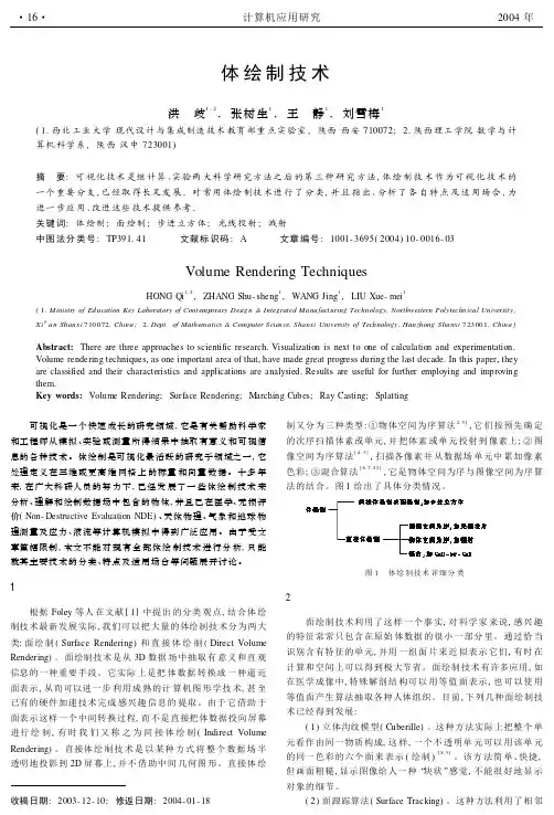 体绘制技术