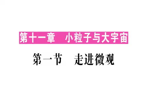 第一节 走进微观