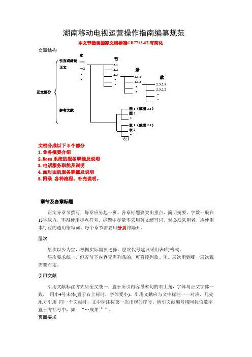 运营操作指南编纂规范3.0
