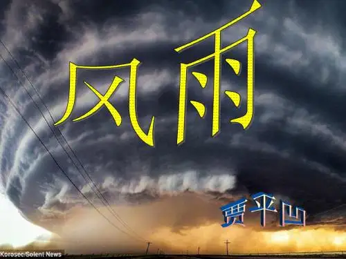 3.13 风雨 课件2(新人教版七年级上)