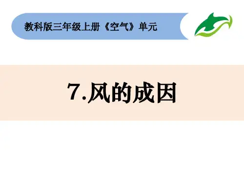 《风的成因》PPT课件教科版小学1