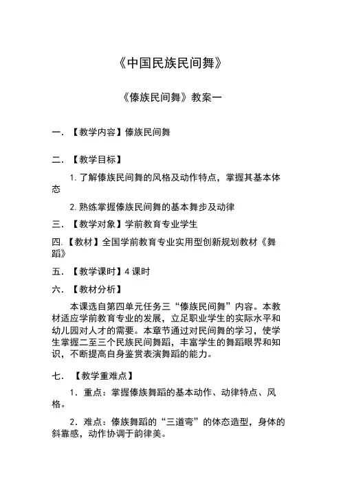 傣族民间舞(1)