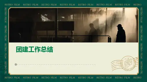 团建工作总结PPT