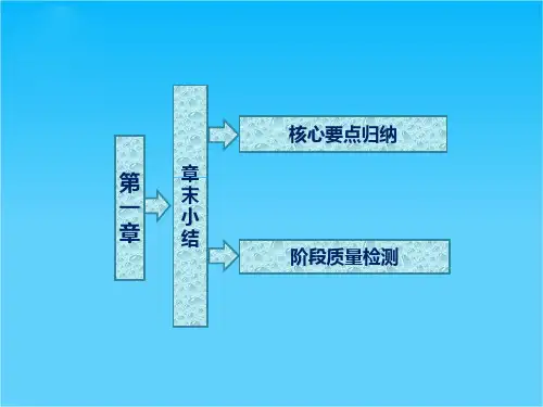 高二数学人教B版选修2-3课件第一章章末小结