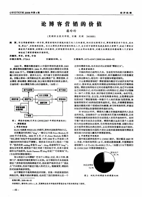 论博客营销的价值
