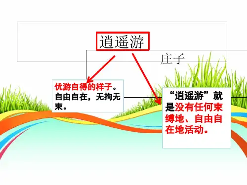 最新苏教版必修五逍遥游40张PPT