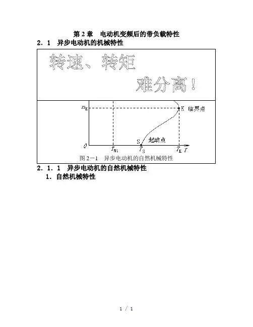电动机带负载特性