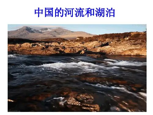 中国的河流与湖泊 ppt