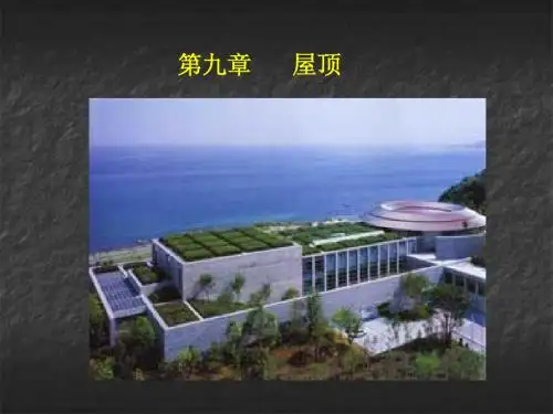 土木专业房屋建筑学(第九章)