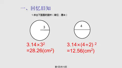 圆和正方形的关系PPT课件