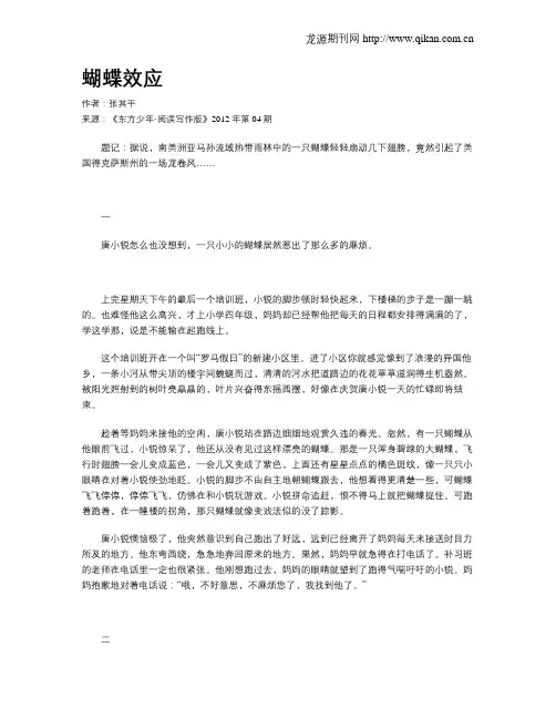 蝴蝶效应 2