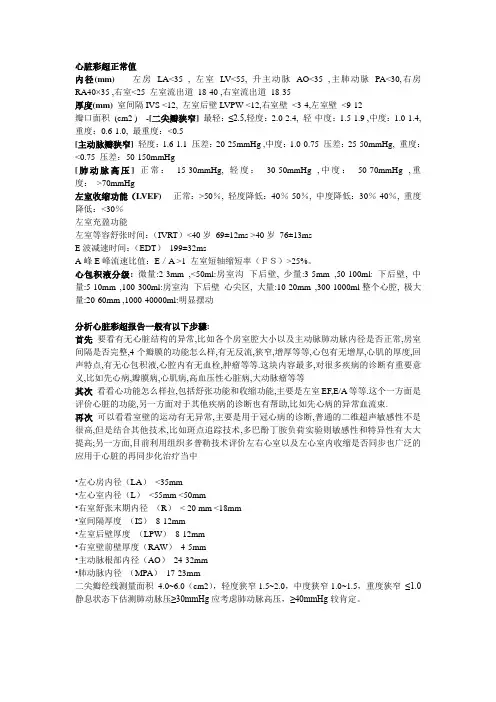 心脏彩超
