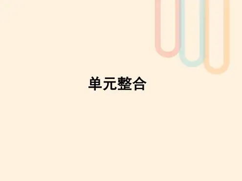 2017秋高中历史第四单元雅尔塔体制下的“冷战”与和平单元整合课件岳麓版选修3