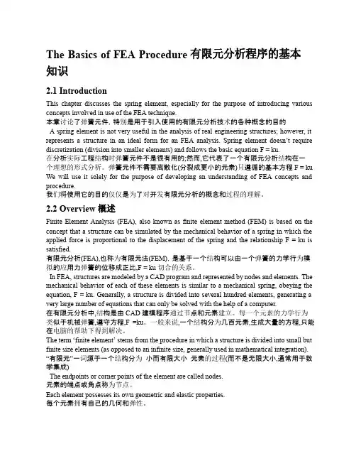 有限元分析英文文献