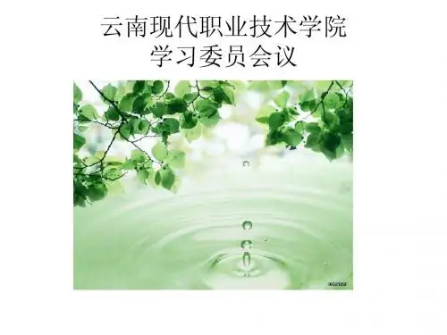 云南现代职业技术学院学习委员会议