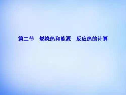 (新课标)2016届高考化学大一轮复习第六章第2节燃烧(精)