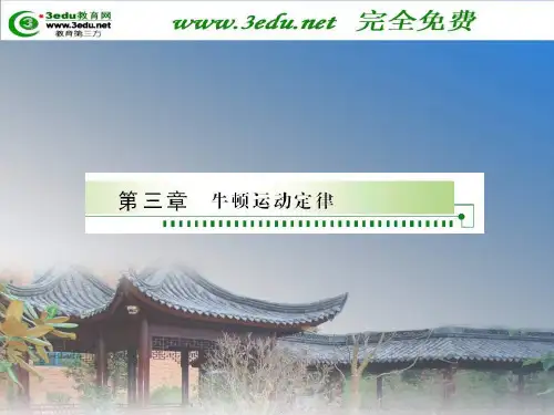 2011届高考物理单元考点总复习课件 牛顿运动定律