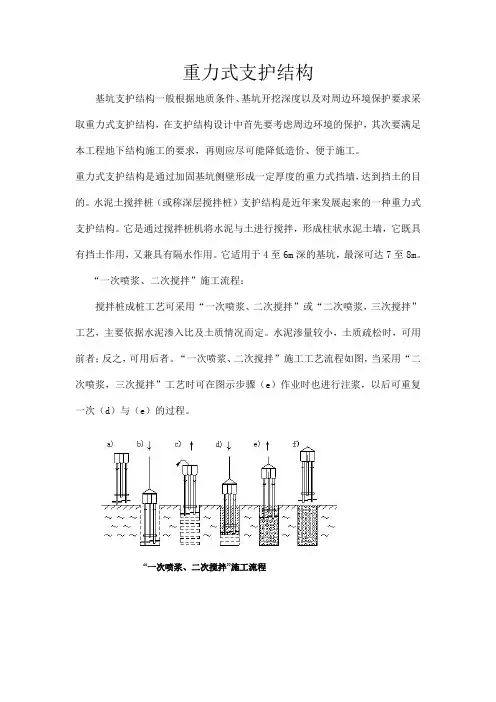 水泥土搅拌桩(或称深层搅拌桩)