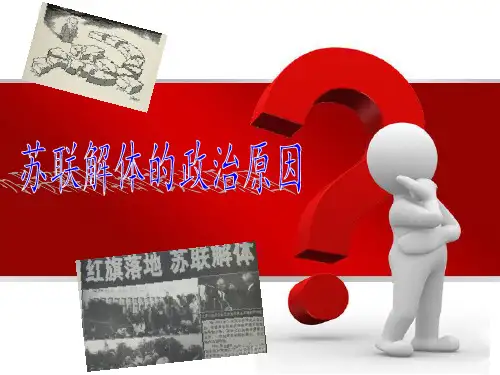 苏联解体的政治原因课件