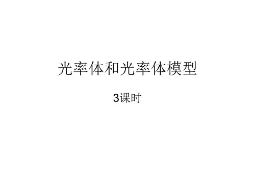 光率体和光率体模型(3课时)