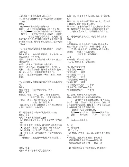 中药专业知识