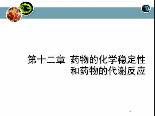 第12章药物的稳定性.