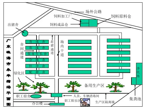 各大猪场平面设计图