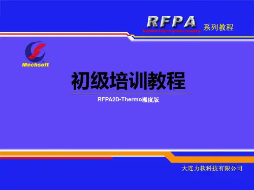 RFPA2D温度版培训教程
