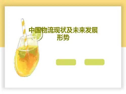 中国物流现状及未来发展形势27页PPT