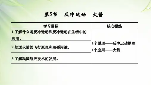 高中物理选修3-5精品课件:16.5 反冲运动 火箭