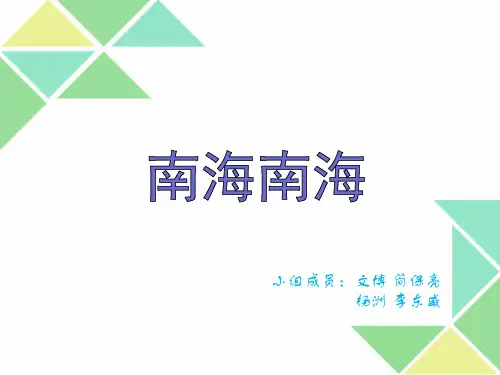 2021南海局势ppt
