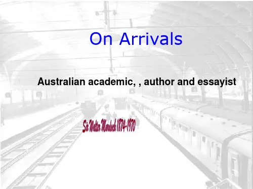 On arrivals
