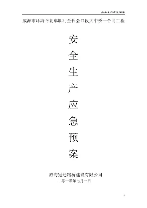 安全生产应急预案