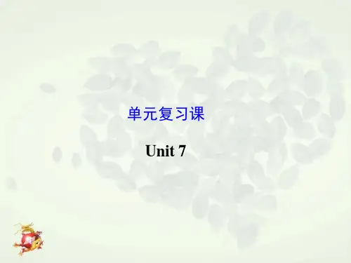 2014年新版九年级英语Unit 7复习课件