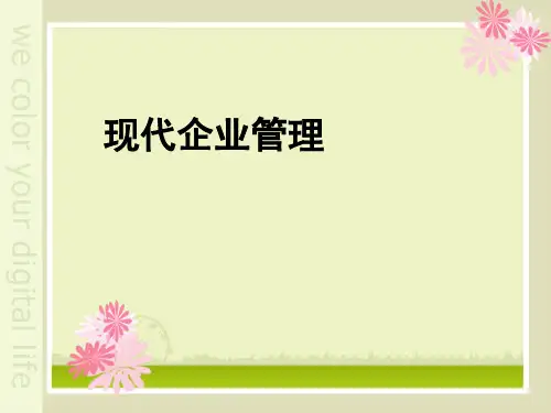 现代企业管理.ppt