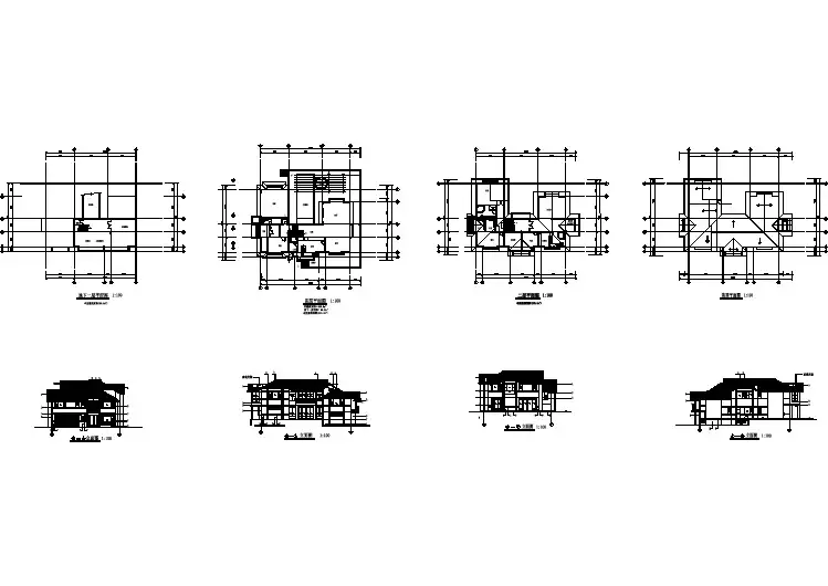 【南通】某经典别墅建筑设计施工图